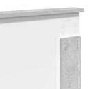 Hovedgærde BetonGrå 100 cm Konstrueret træ