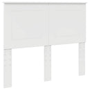 Hovedgærde Gloss Hvid 100 cm Konstrueret træ