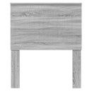 Hovedgærde med hovedgærde Grå Sonoma 80 cm Konstrueret træ