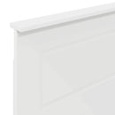 Hovedgærde Hvid Konstrueret træ