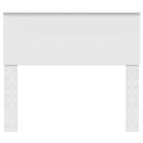 Hovedgærde Gloss Hvid Konstrueret træ