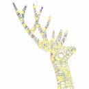 3D Rensdyr 140 LED'er Varm hvid 128 cm PET