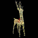 3D Rensdyr 140 LED'er Varm hvid 128 cm PET