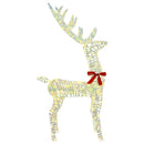 3D Rensdyr 140 LED'er Varm hvid 128 cm PET