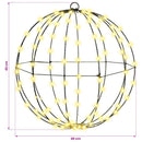 Bold 2 stk. Varm hvid 40 x 40 x 42 cm Metal 192 LED'er