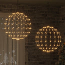 Bold 2 stk. Varm hvid 60 x 60 x 62 cm Metal 384 LED'er