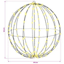 Bold 2 stk. Varm hvid 60 x 60 x 62 cm Metal 384 LED'er