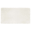 Fuskobbel lammeskindstæppe TAFALLA Hvid 60 x 110 cm Polyester