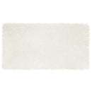 Fuskobbel lammeskindstæppe TAFALLA Hvid 80 x 150 cm Polyester