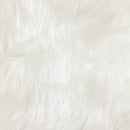 Fuskobbel lammeskindstæppe TAFALLA Hvid 120 x 120 cm Polyester