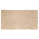 Fuskobbel lammeskindstæppe TAFALLA Beige 80 x 150 cm Polyester