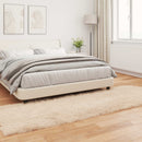 Fuskobbel lammeskindstæppe TAFALLA Beige 80 x 250 cm Polyester