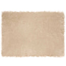 Fuskobbel lammeskindstæppe TAFALLA Beige 120 x 170 cm Polyester
