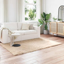 Fuskobbel lammeskindstæppe TAFALLA Beige 160 x 230 cm Polyester
