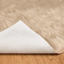 Fuskobbel lammeskindstæppe TAFALLA Beige 200 x 280 cm Polyester