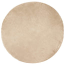 Fuskobbel lammeskindstæppe TAFALLA Beige Ø 120 cm Polyester