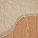 Fuskobbel lammeskindstæppe TAFALLA Beige 50 x 80 cm Polyester