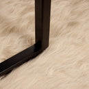 Fuskobbel lammeskindstæppe TAFALLA Beige 60 x 90 cm Polyester