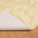 Fuskobbel lammeskindstæppe TAFALLA Cremefarvet 200 x 280 cm