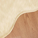 Fuskobbel lammeskindstæppe TAFALLA Cremefarvet 60 x 90 cm
