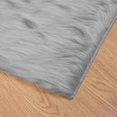 Fuskobbel lammeskindstæppe TAFALLA Grå 200 x 280 cm Polyester