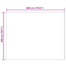 Fuskobbel lammeskindstæppe TAFALLA Grå 200 x 280 cm Polyester
