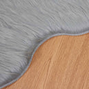 Fuskobbel lammeskindstæppe TAFALLA Grå 80 x 120 cm Polyester
