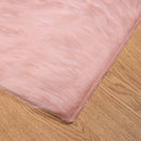 Fuskobbel lammeskindstæppe TAFALLA Lyserød 60 x 110 cm
