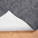 Fuskobbel lammeskindstæppe TAFALLA Antracit 200 x 280 cm