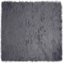 Fuskobbel lammeskindstæppe TAFALLA Antracit 160 x 160 cm