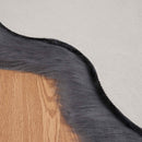 Fuskobbel lammeskindstæppe TAFALLA Antracit 60 x 90 cm