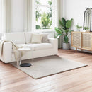 Skridsikker tæppe af kunstig kaninpels OLITE Beige 120 x 120 cm