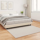 Skridsikker tæppe af kunstig kaninpels OLITE Beige 120 x 120 cm