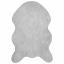 Skridsikker tæppe af kunstig kaninpels OLITE Grå 60 x 90 cm