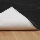 Skridsikker tæppe af kunstig kaninpels OLITE Sort 80 x 200 cm