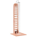 Udendørs bruser 223 cm Massiv Douglas træ og rustfrit stål