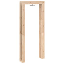 Udendørs bruser 226 cm Massivt fyrretræ og rustfrit stål