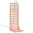 Udendørs bruser 225 cm Massiv Douglas træ og rustfrit stål