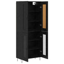 Highboard Sort eg 69,5 x 34 x 180 cm Konstrueret træ
