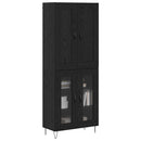 Highboard Sort eg 69,5 x 34 x 180 cm Konstrueret træ