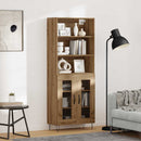 Highboard 2 pcs Artisan Egetræ Konstrueret træ