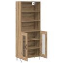 Highboard 2 pcs Artisan Egetræ Konstrueret træ