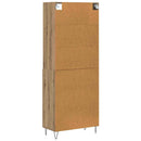 Highboard 2 pcs Artisan Egetræ Konstrueret træ