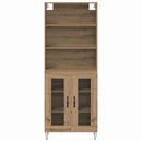 Highboard 2 pcs Artisan Egetræ Konstrueret træ
