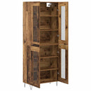 Highboard Gammelt træ 69,5 x 34 x 180 cm Konstrueret træ
