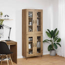 Highboard Artisan Egetræ 69,5 x 34 x 180 cm Konstrueret træ