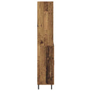 Highboard Gammelt træ 69,5 x 34 x 180 cm Ingeniørtræ og glas