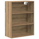 Highboard Artisan Egetræ 69,5 x 34 x 180 cm Ingeniørtræ og glas