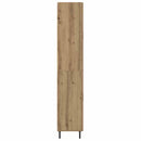Highboard 2 pcs Artisan Egetræ Ingeniørtræ og glas
