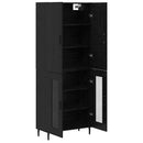 Highboard 2 pcs Artisan Egetræ Ingeniørtræ og glas